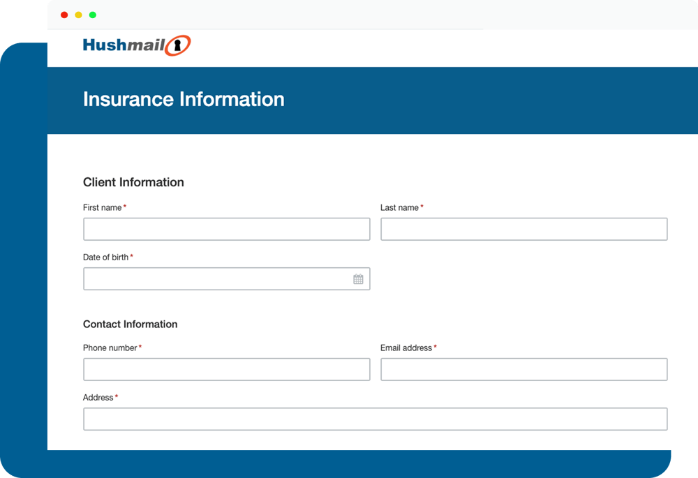 New Insurance Information form