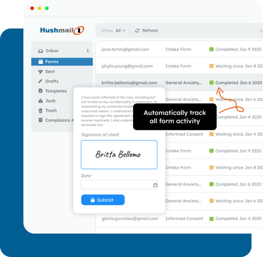 See exactly when a client views, starts, and signs your paperwork. See exactly when a client views, starts, and signs your paperwork.