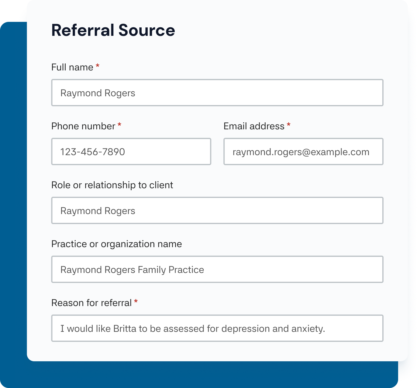 Client Referral Form