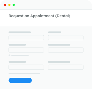 Request an Appointment (Dental) - Form Template